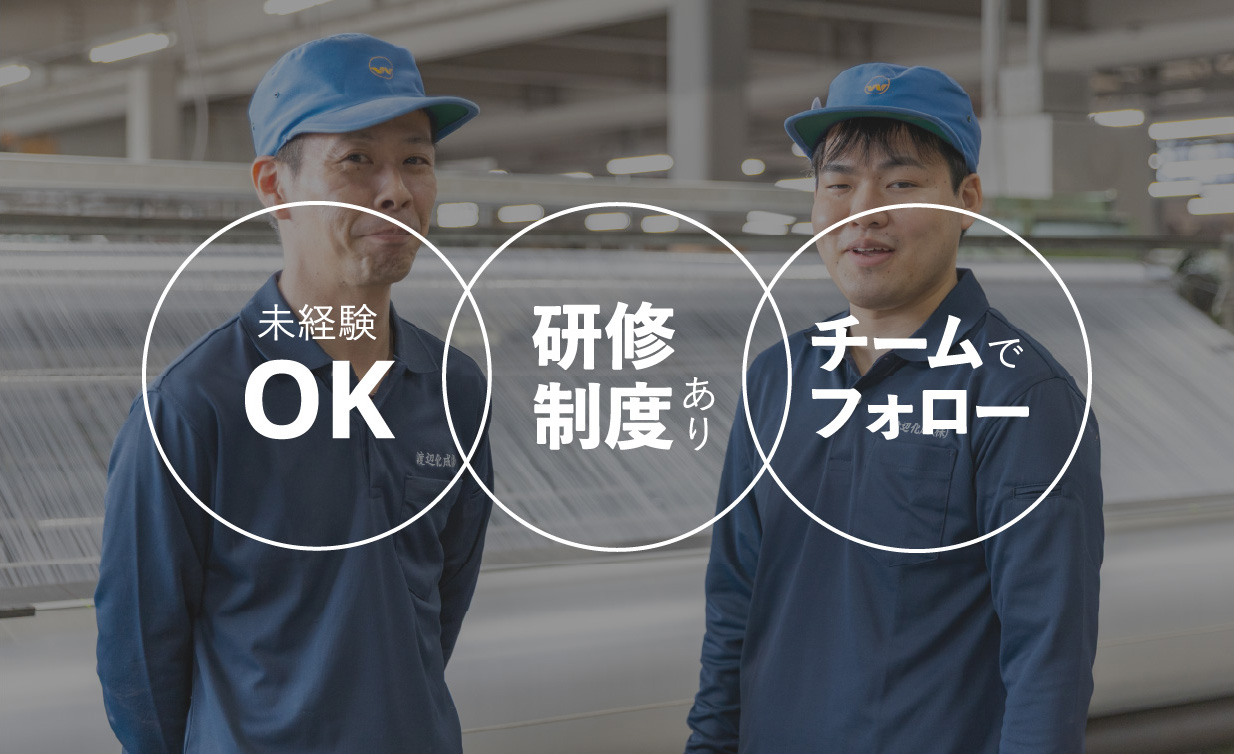 未経験OK、研修制度あり、チームでフォロー